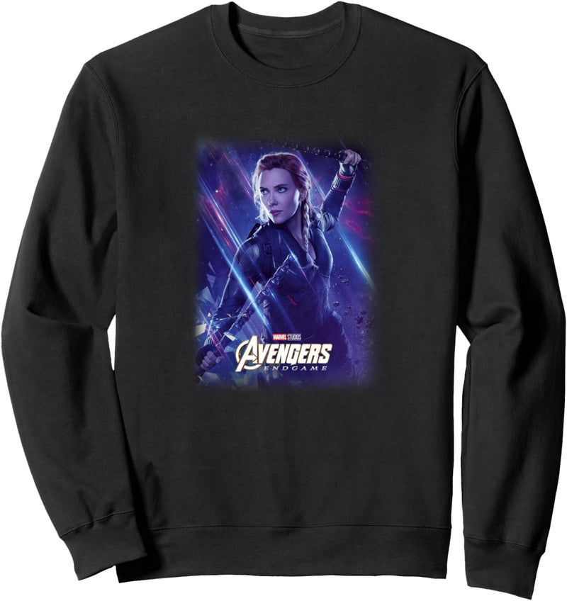 Marvel Avengers Endgame Black Widow Movie Poster Sweatshirt