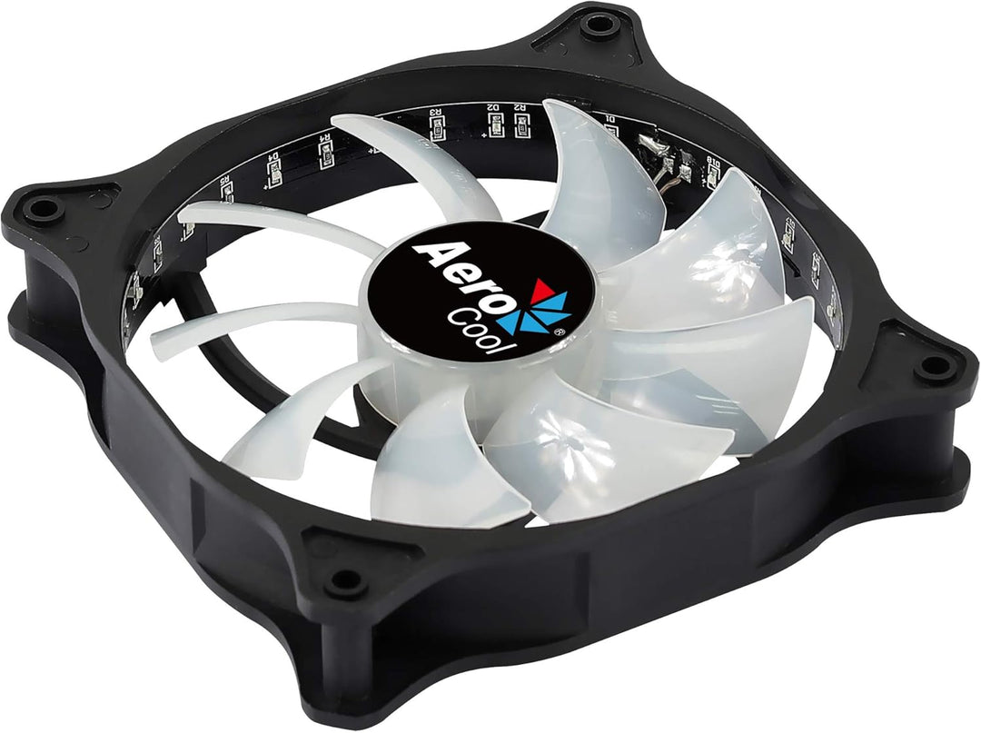 AEROCOOL COSMO12FRGB, lüfter 12 cm Molex Steckerrgb LED Beleuchtung fest [, COSMO12FRGB