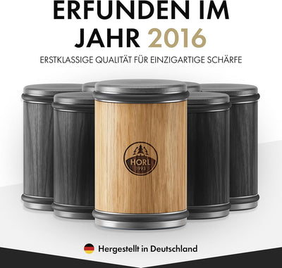 Horl 2 Rollschleifer Eiche & Magnetschleiflehre