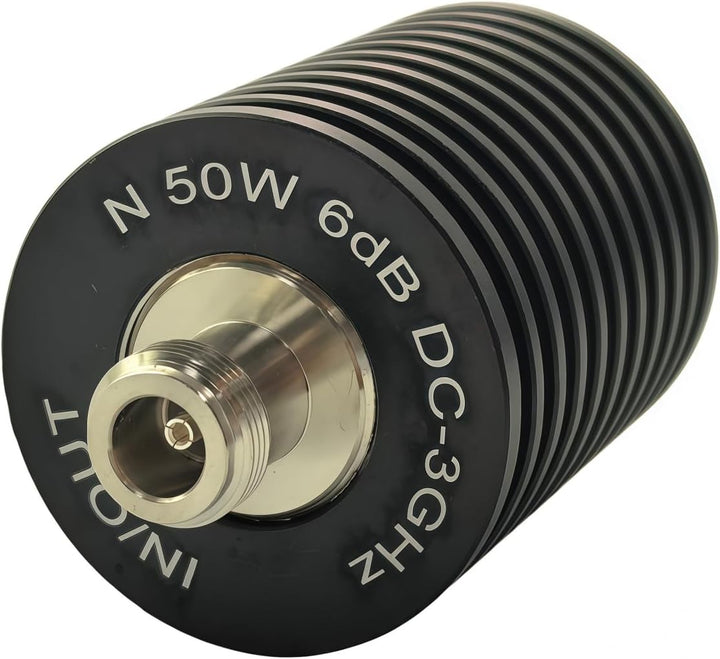 BECEN 50 W N RF Fixed Dämpfungsglied 3 GHz Anschluss 1-40dB können wählen (6DB), 6dB