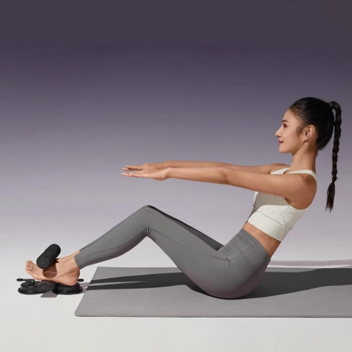 Sit-up-Assistent-Stange mit Widerstandsband,Portable Sit Up Assistant Sit Up Trainingsgerät,Bauchker