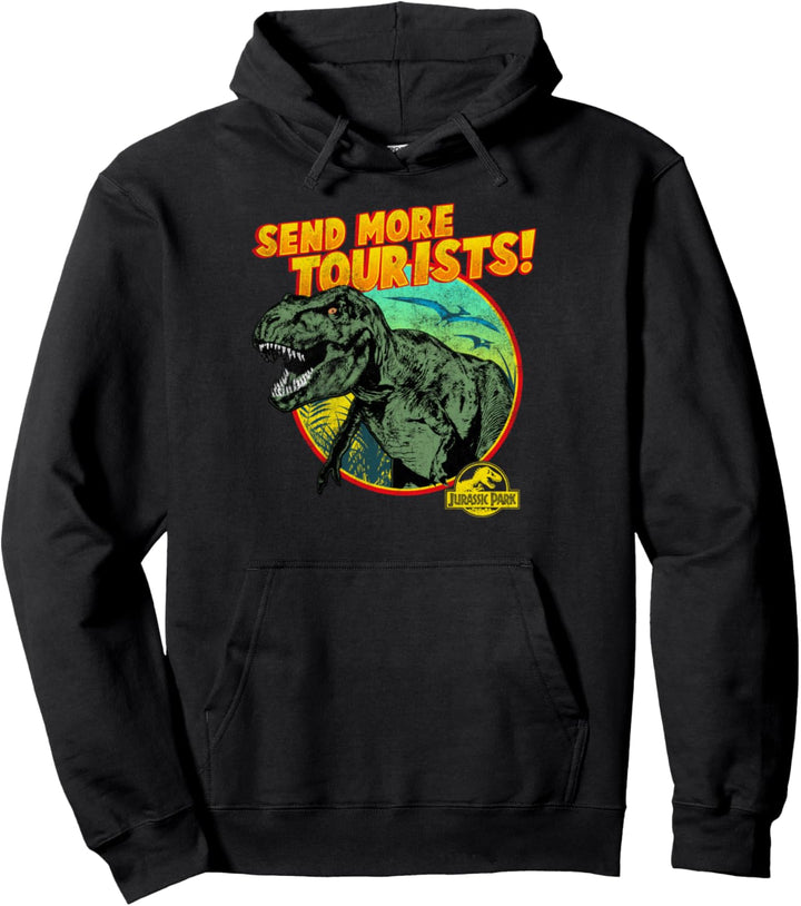 Jurassic Park T-Rex Send More Tourists Pullover Hoodie