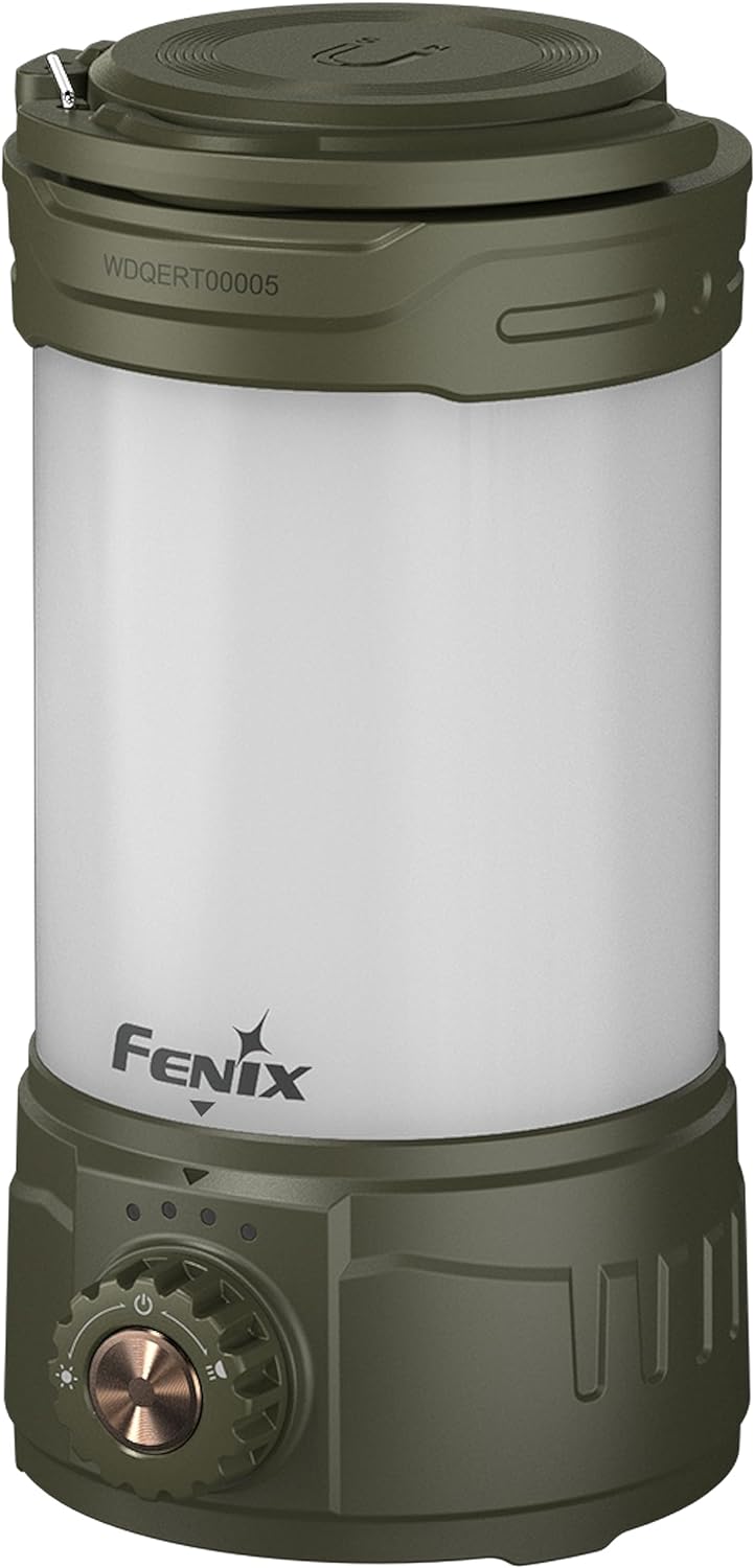 FENIX CL26R Pro LED Campingleuchte mit USB Anschluss 650 Lumen Olive drab