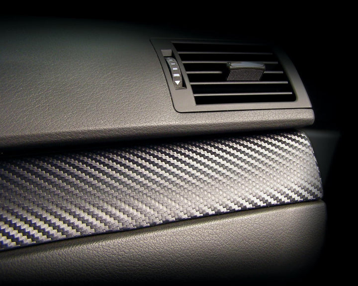 FOLIATEC Cockpit Designfolie Ultra Carbon Folie für Auto Cockpit Fahrzeuginnenraum Aussenspiegel Zie