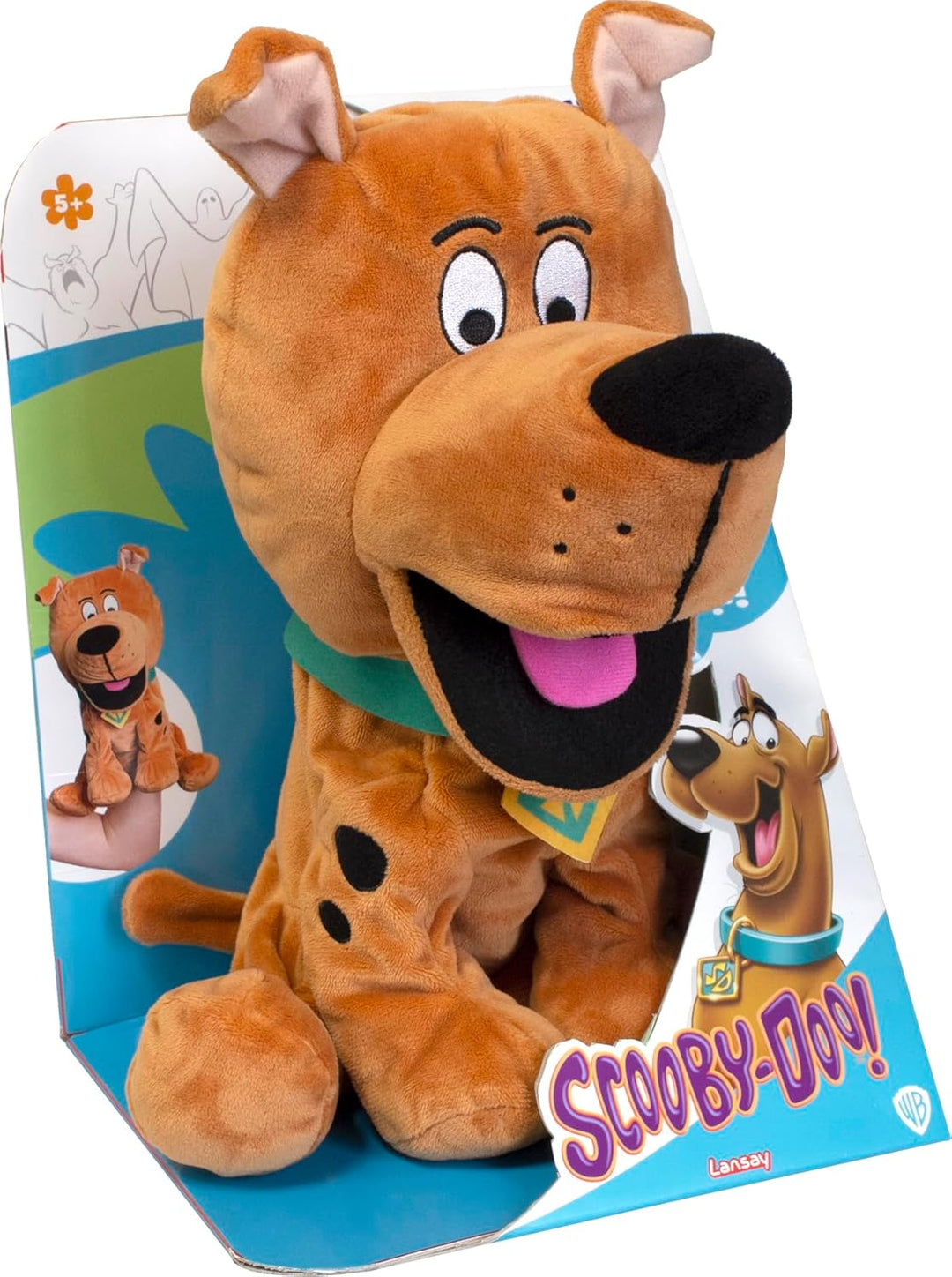 Lansay Scooby DOO! – Plüschtier sprechend – Handpuppe – Elektronische Junior – ab 5 Jahren