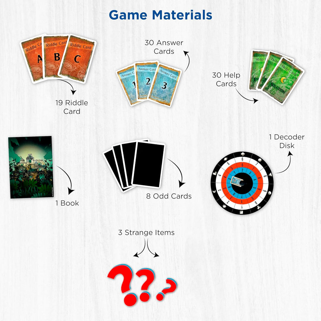 Thames & Kosmos - EXIT: The House of Riddles - Level: 2/5 - Unique Escape Room Game - 1-4 Players -