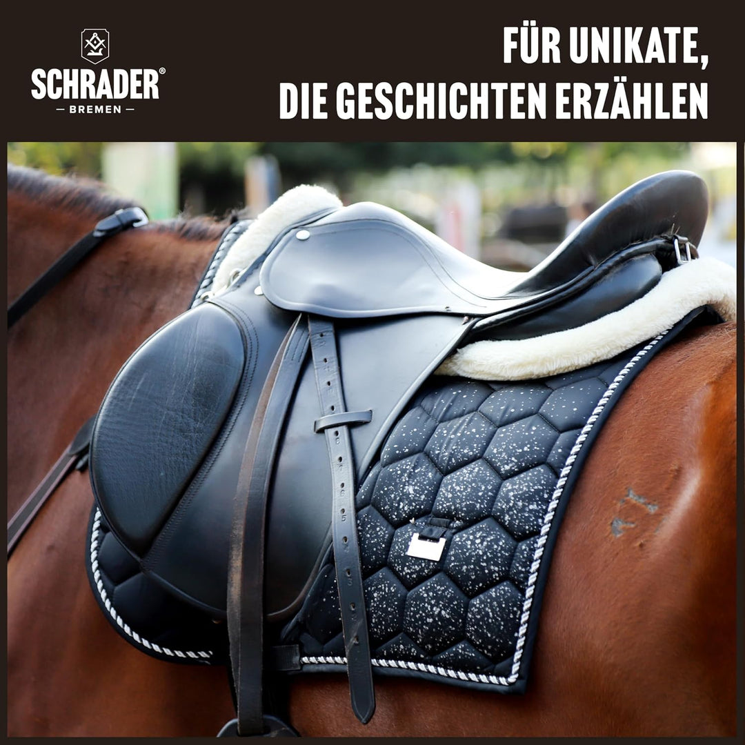 Schrader Reitsport Lederpflege - Pflegeset für strapazierte Reitkleidung und Reitzubehör - Lederrein