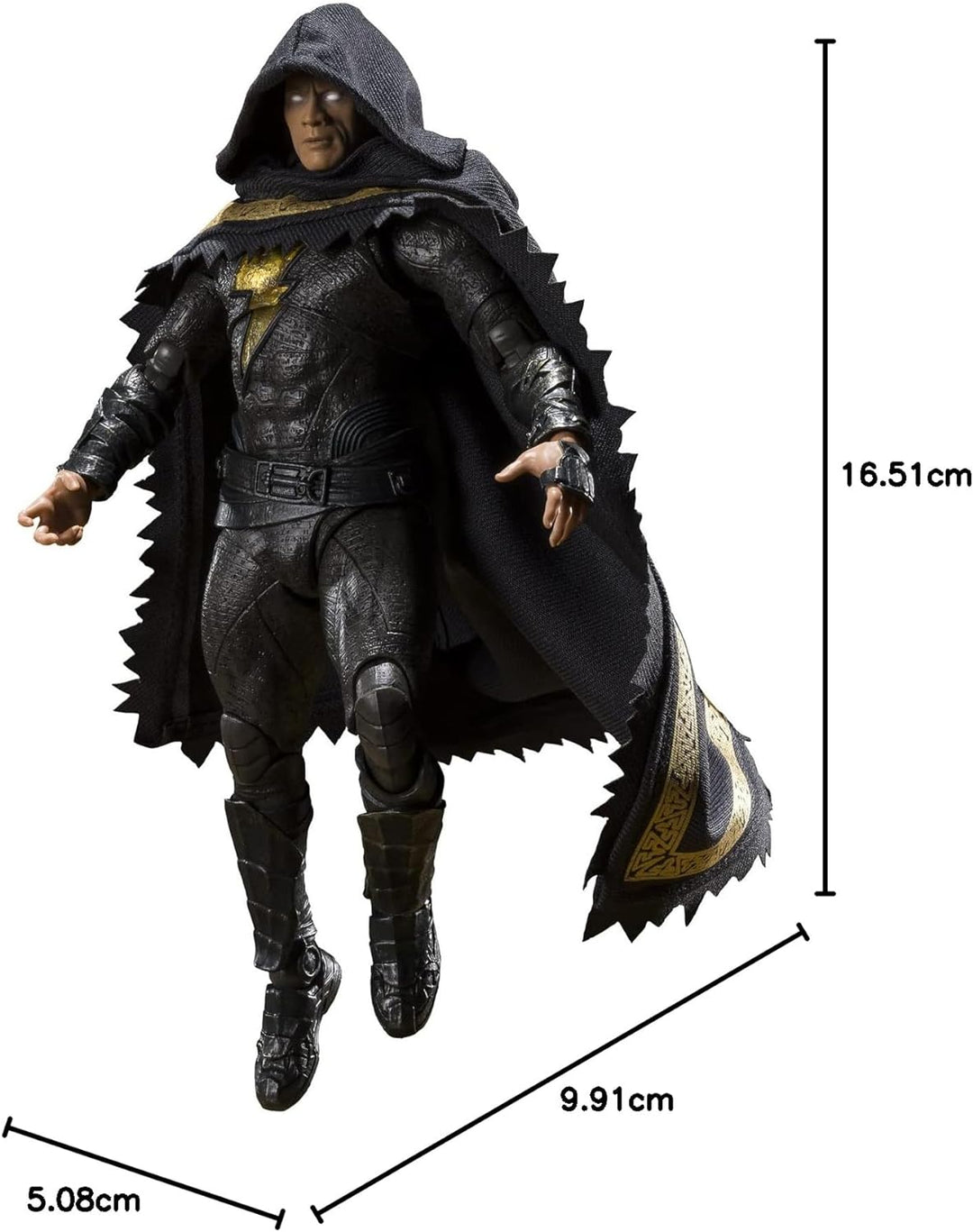 BANDAI Tamashii Nations Black Adam Figur S.H. Figuarts Black Adam 16 cm