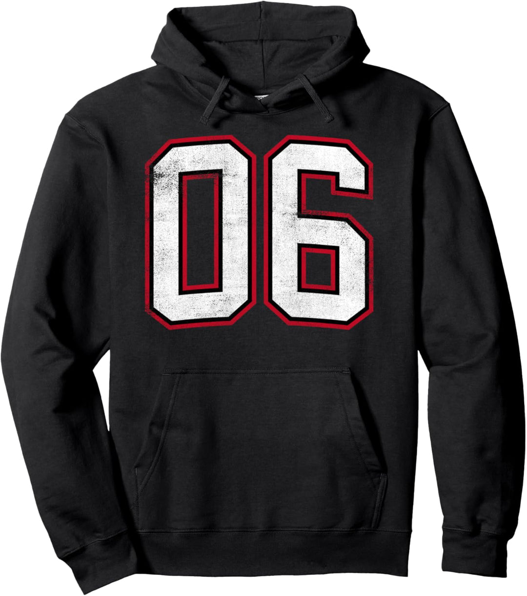 Number Six 6 Nummer Sechs 6 Pullover Hoodie