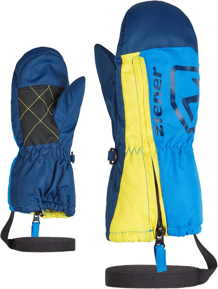 Ziener Unisex – Babys Leon Skihandschuhe 80cm blau, 80cm blau