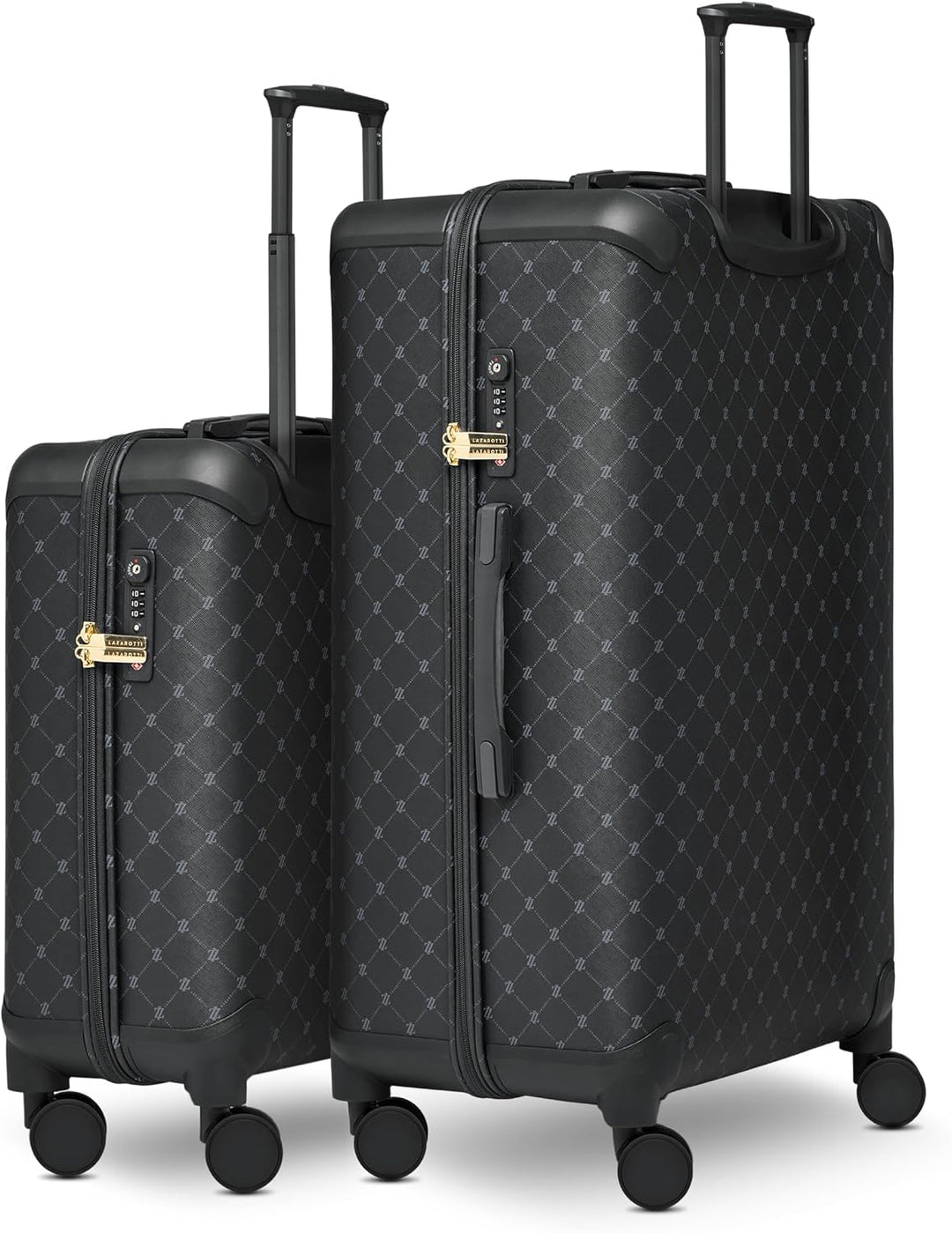 Lazarotti Koffer-Set 2-teilig | 2er Trolley Set S 55 cm + L 79 cm | leichtes hybrides Material mit L