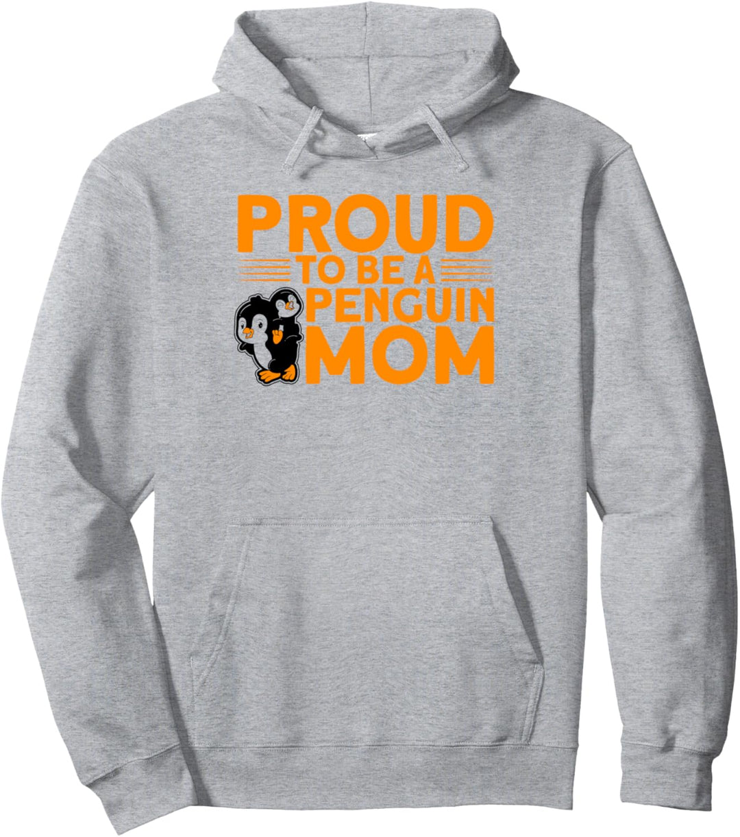 Pinguin Stolz darauf, eine Pinguin Mama zu sein Pinguine Pullover Hoodie