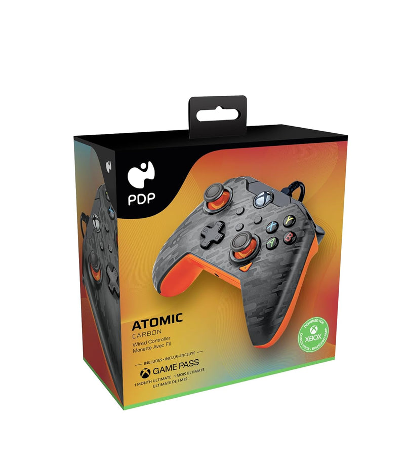 PDP Gamepad Atomic Carbon (049-012-CMGO), Atomic Carbon