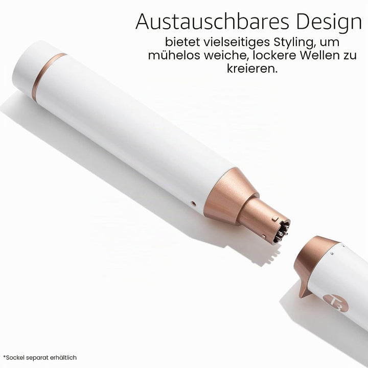 T3 Austauschbare Lockenstab - und Stylingaufsätze Loose Waves Stylingstab, 38 mm, austauschbar, Loos