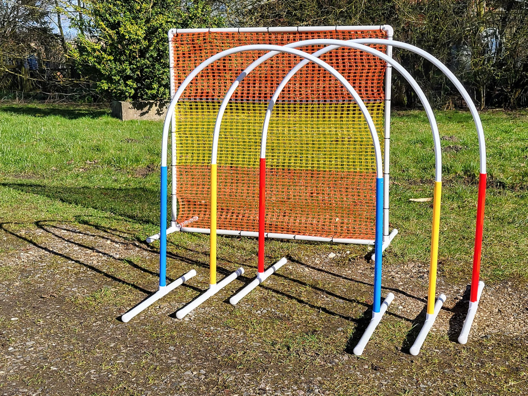 Generisch HOOPERS Agility Combi - Set / 1 Gate / 3 Hoopers Bögen/Gatter/Trennzaun, Hoopers Bogen/aus
