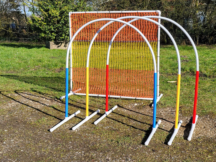 Generisch HOOPERS Agility Combi - Set / 1 Gate / 3 Hoopers Bögen/Gatter/Trennzaun, Hoopers Bogen/aus