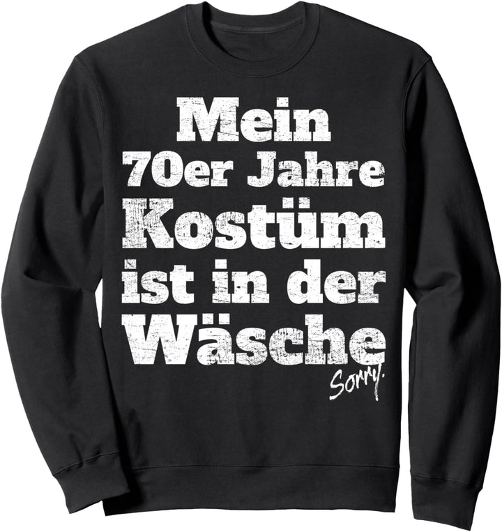 70er Jahre Kostüm Ist In Der Wäsche Retro Outfit Siebziger Sweatshirt