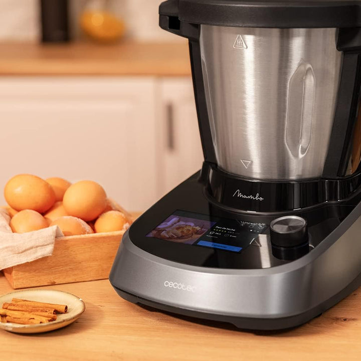 Cecotec Multifunktionsküchenroboter Mambo Touch, 1600 W, 37 Funktionen, 5-Zoll-TFT-Touchscreen mit i