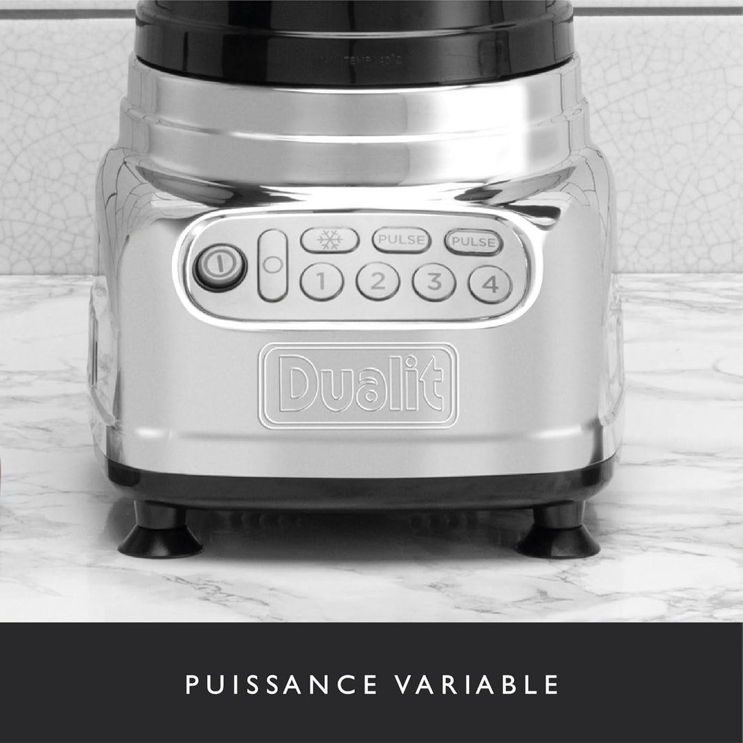 Dualit VortecS® Elektrischer Mixer - Smoothie & Suppositor - 2 L Kapazität - Sieben Stufen - Eis-Cru