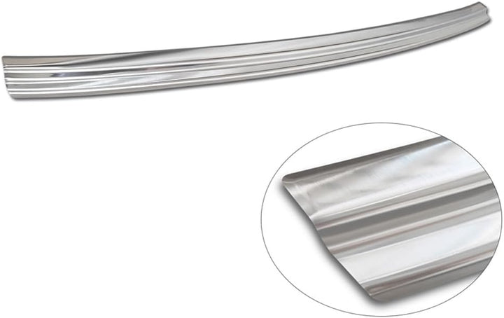 Avisa Edelstahl Heckstossstangenschutz kompatibel mit Mercedes EQC (N293) 2019- 'Ribs'