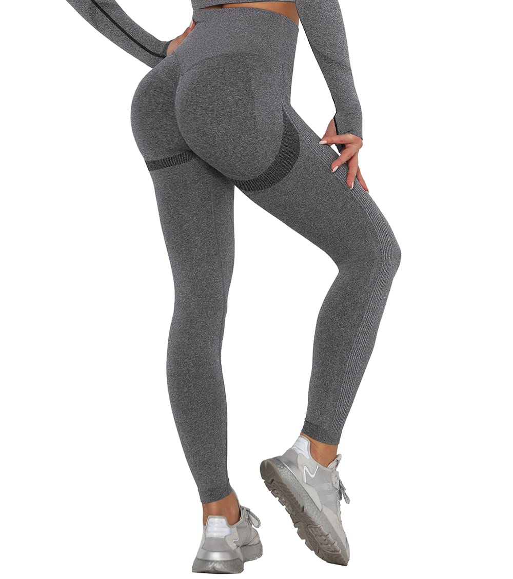 DUROFIT Scrunch Butt Sport Leggings Für Damen, High Waist Blickdicht Po Push Up Booty Leggings für S
