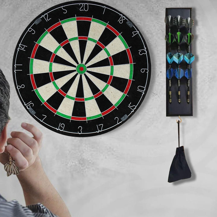 FDLS Darts Caddy Wandhalterung Darthalter Ständer mit Metallhaken Zubehör Aufbewahrungstasche Displa