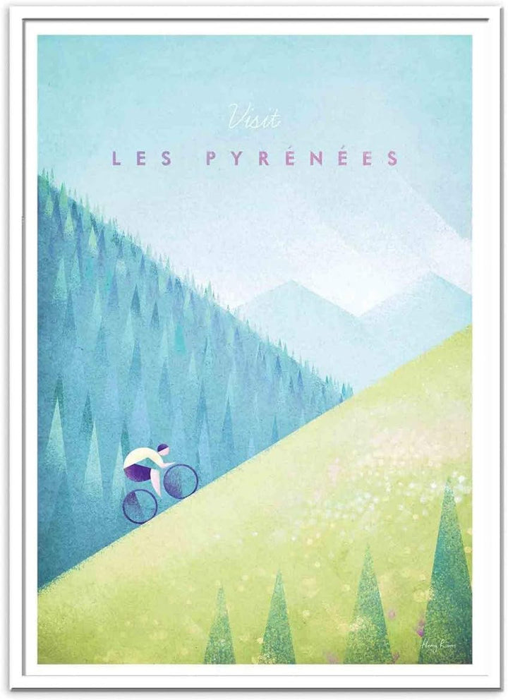 Wall Editions Art-Poster - Visit Les Pyrénées - Henry Rivers
