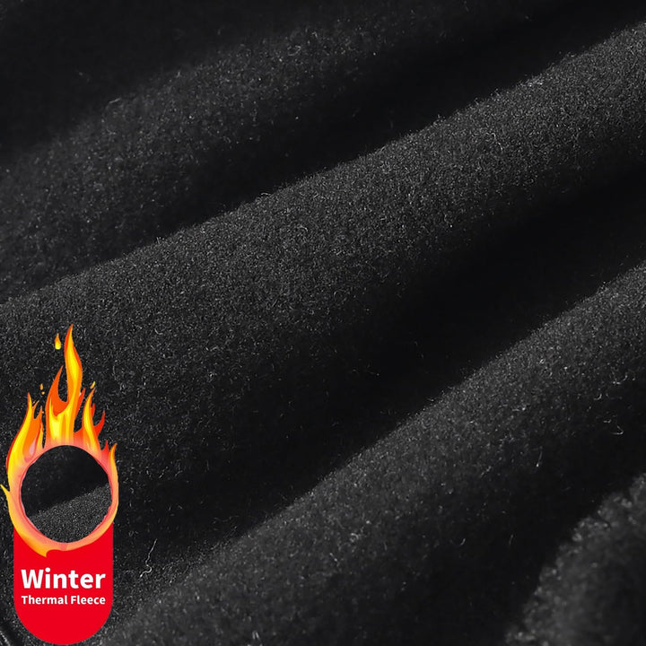 Herren Fahrradjacke Polarfleece-Futter Wasserdicht Winter Thermal Radjacke winddicht regenfest dicke