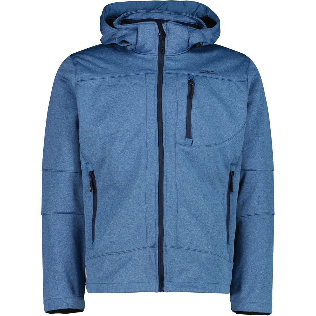 CMP Herren Zip Kapuzenjacke 50 Blaustein Mel., 50 Blaustein Mel.