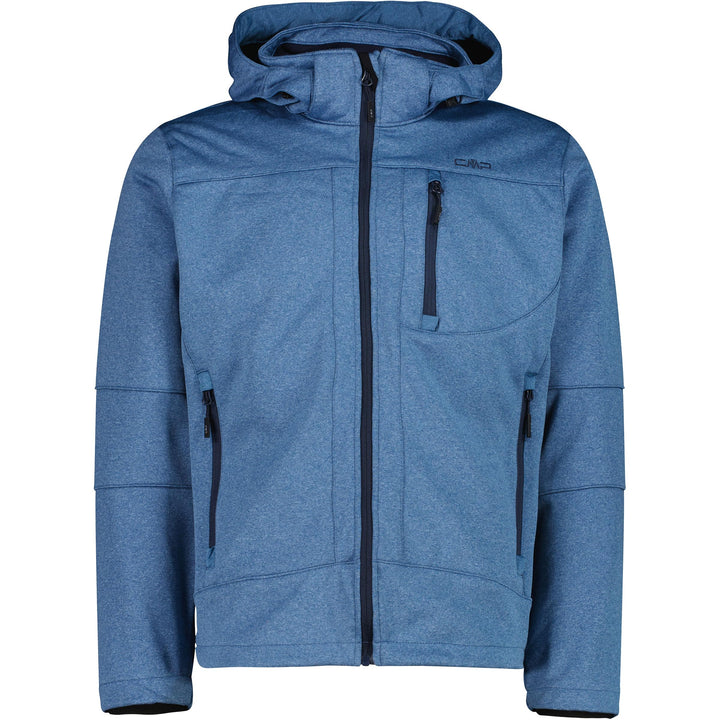CMP Herren Zip Kapuzenjacke 50 Blaustein Mel., 50 Blaustein Mel.
