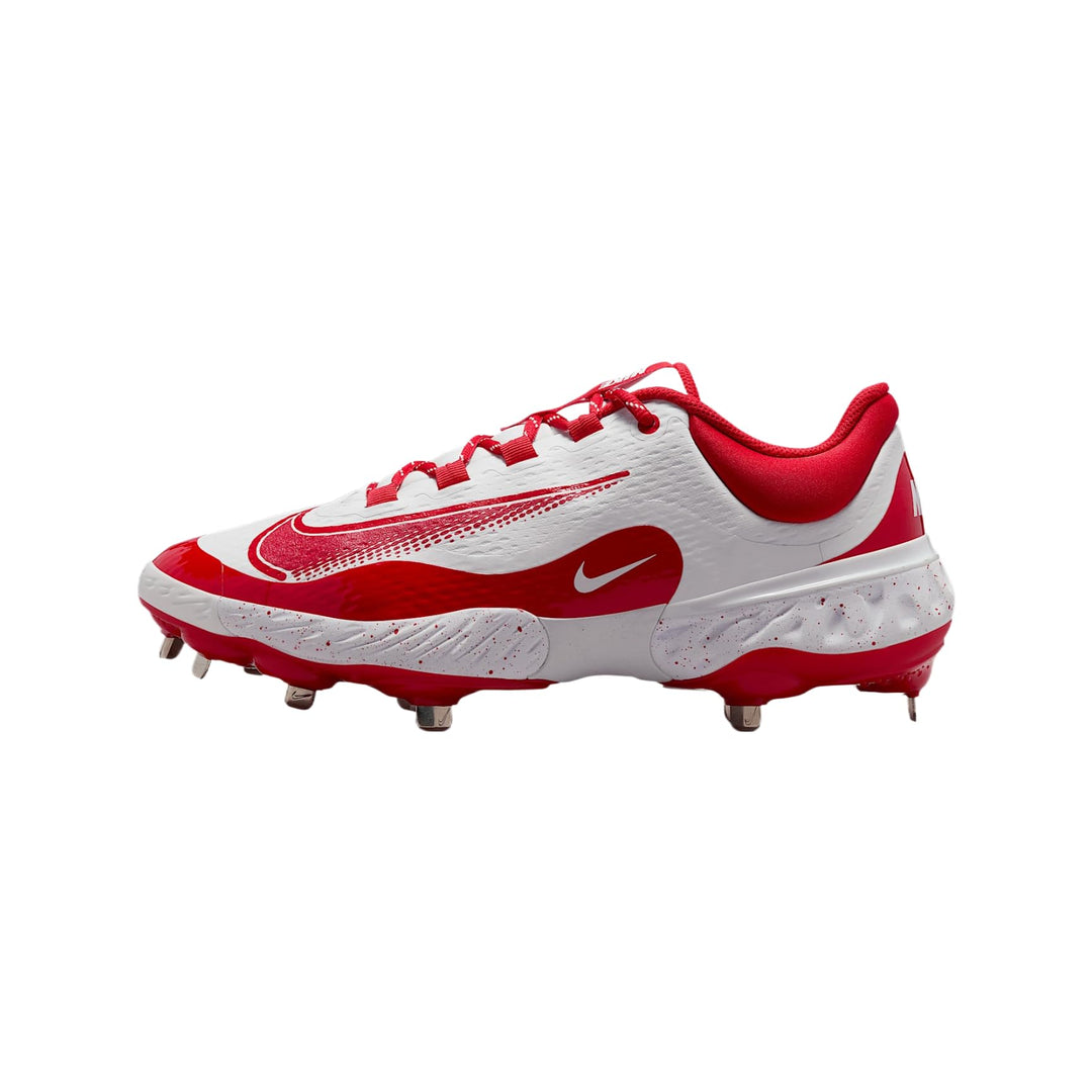 Nike Alpha Huarache Elite 4 Baseball-Stollen für Herren 40 EU Weiss Uni Rot, 40 EU Weiß Uni Rot