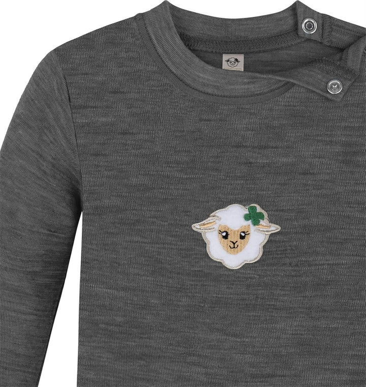 normani Baby Merino Pullover Winter Langarm-Shirt Warmer Wollpullover Sweatshirt Jumper Strickpullov