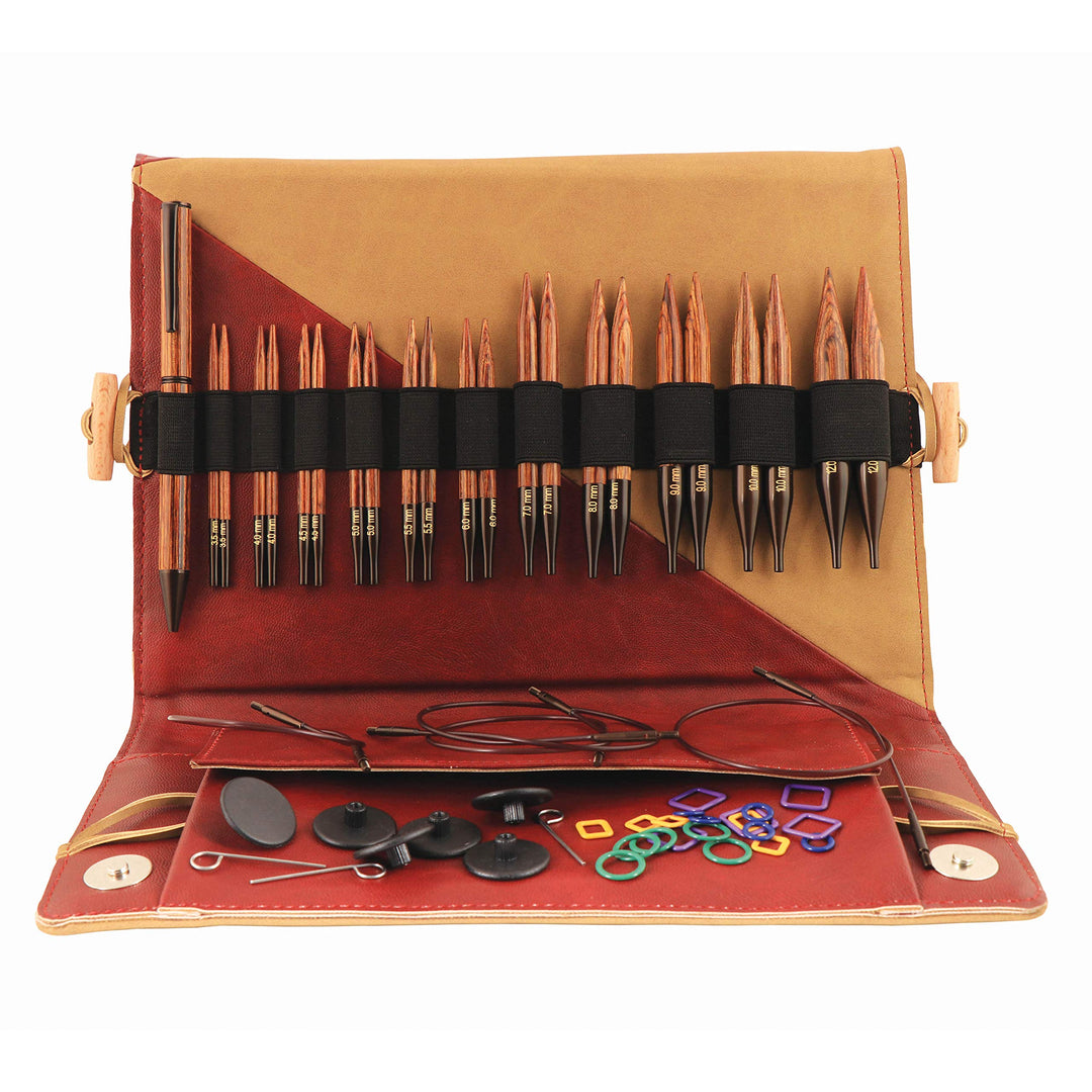 KnitPro KP31282 Stricknadeln: Rund: austauschbar: Speziell: Deluxe-Set, Holz, Assorted, Sortiert Spe