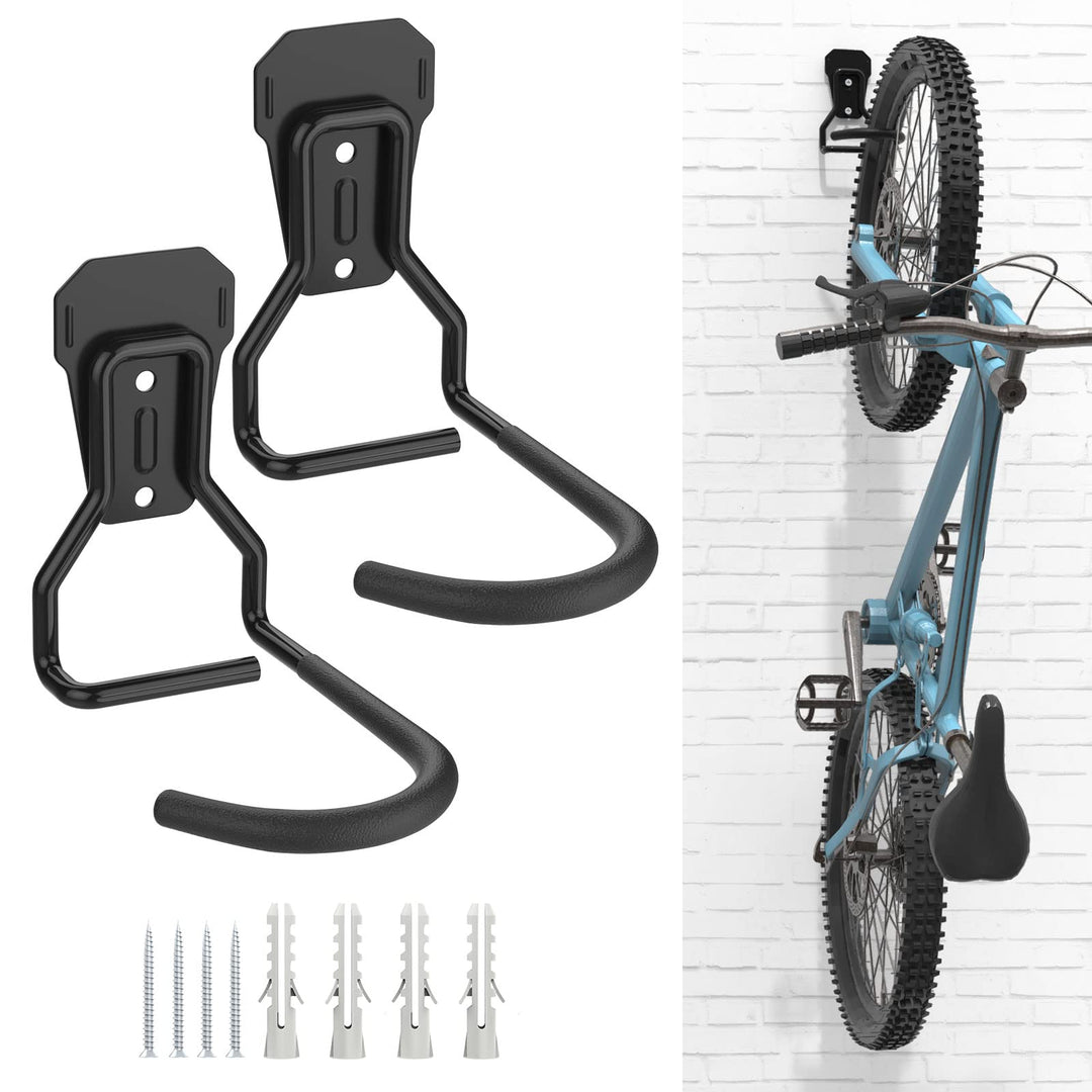 Housolution Fahrradhalterung, 2 Stück Fahrrad Wandhalterung L Förmig Fahrradaufhängung Platzsparend
