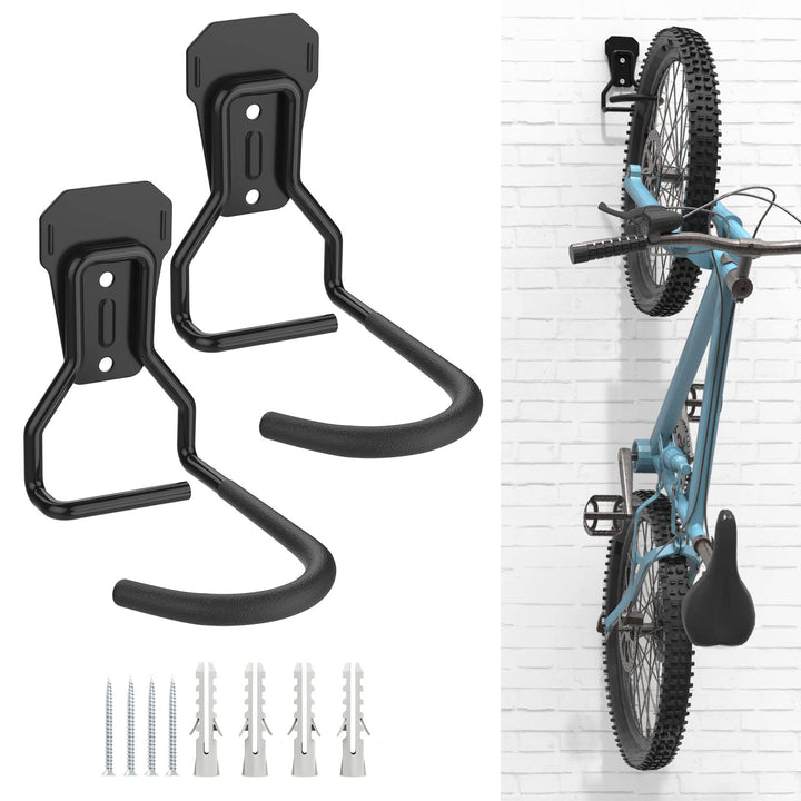 Housolution Fahrradhalterung, 2 Stück Fahrrad Wandhalterung L Förmig Fahrradaufhängung Platzsparend