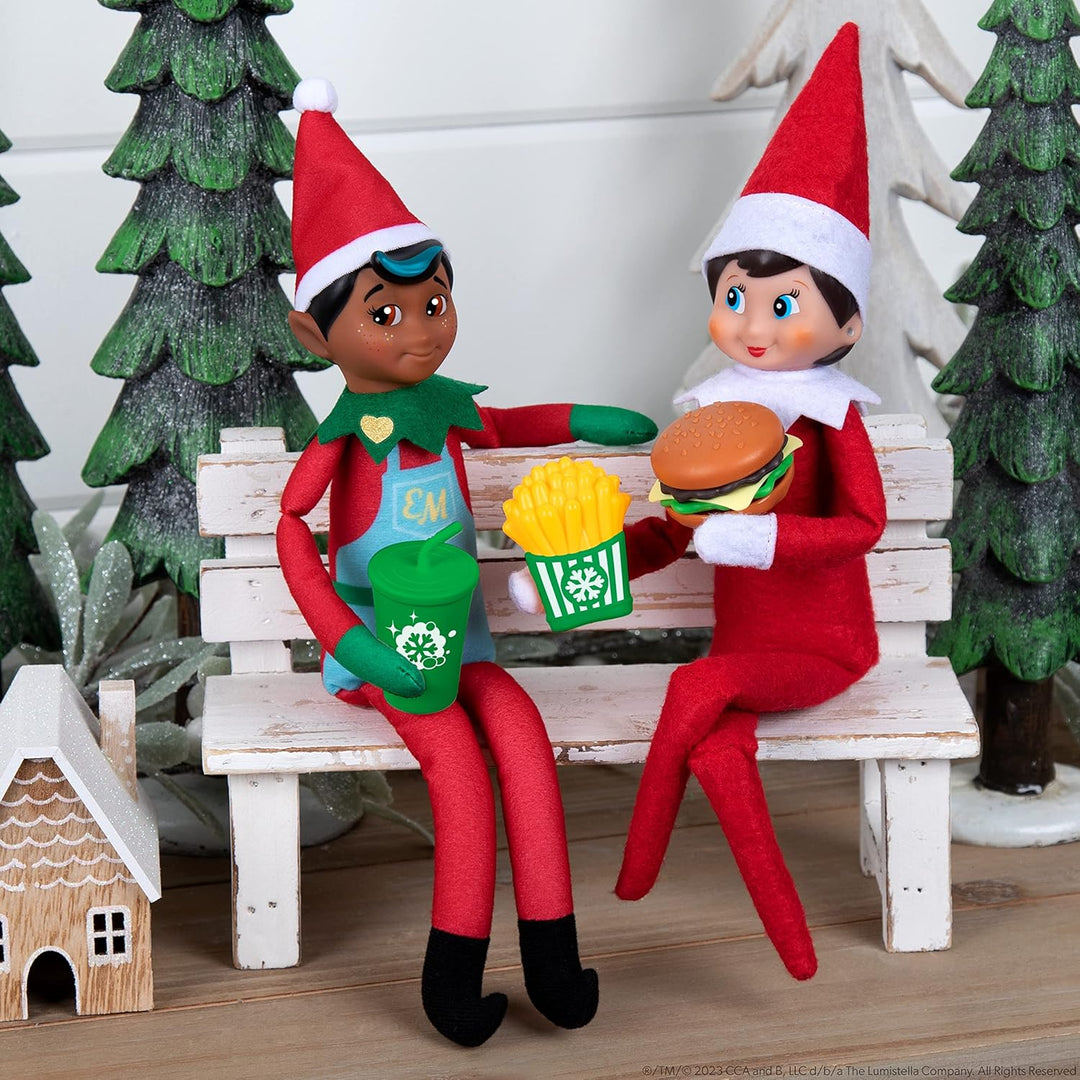 The Elf on The Shelf® Polar Props® Kochschule | Kreatives Koch-Set für Scout Elfen mit Mini-Laptop,