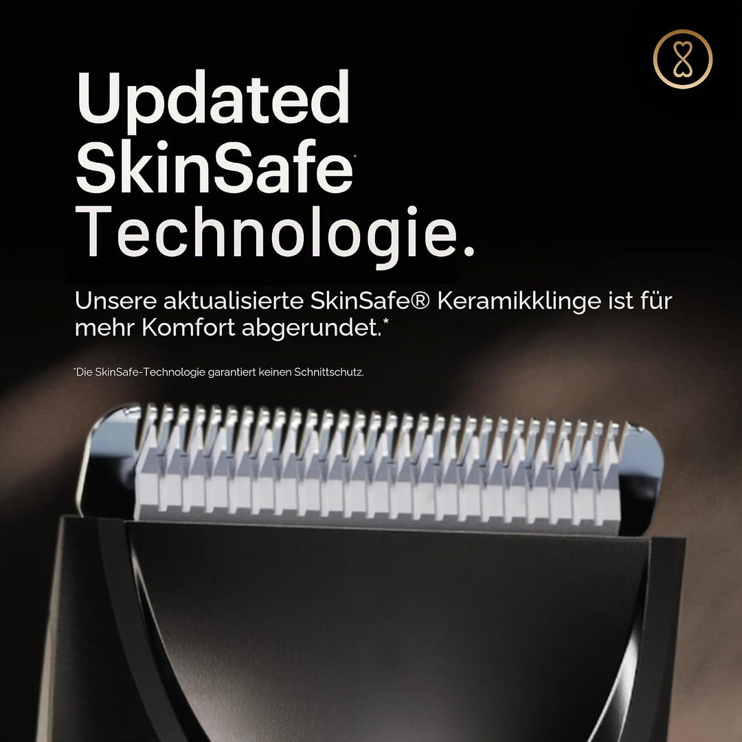 MANSCAPED® The Lawn Mower® 3.0 Plus Leisten- & Körperhaartrimmer - Aktualisierte SkinSafe® Trimmerkl