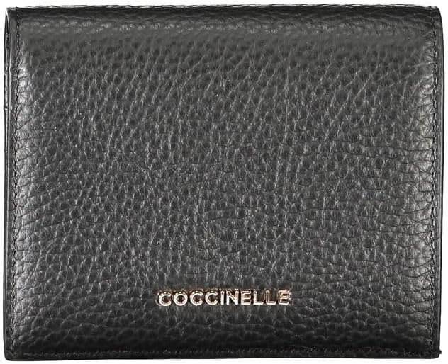 Coccinelle Kleine Geldbörse für Damen, Metallic, weich, e2 mw5 17 21 01, Schwarz, Einheitsgrösse