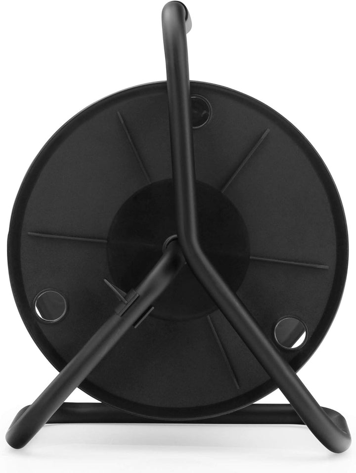 10x Pronomic KT-100 Kabeltrommel leer (Leertrommel für Kabel, Draht, Seil, Schlauch usw.) schwarz