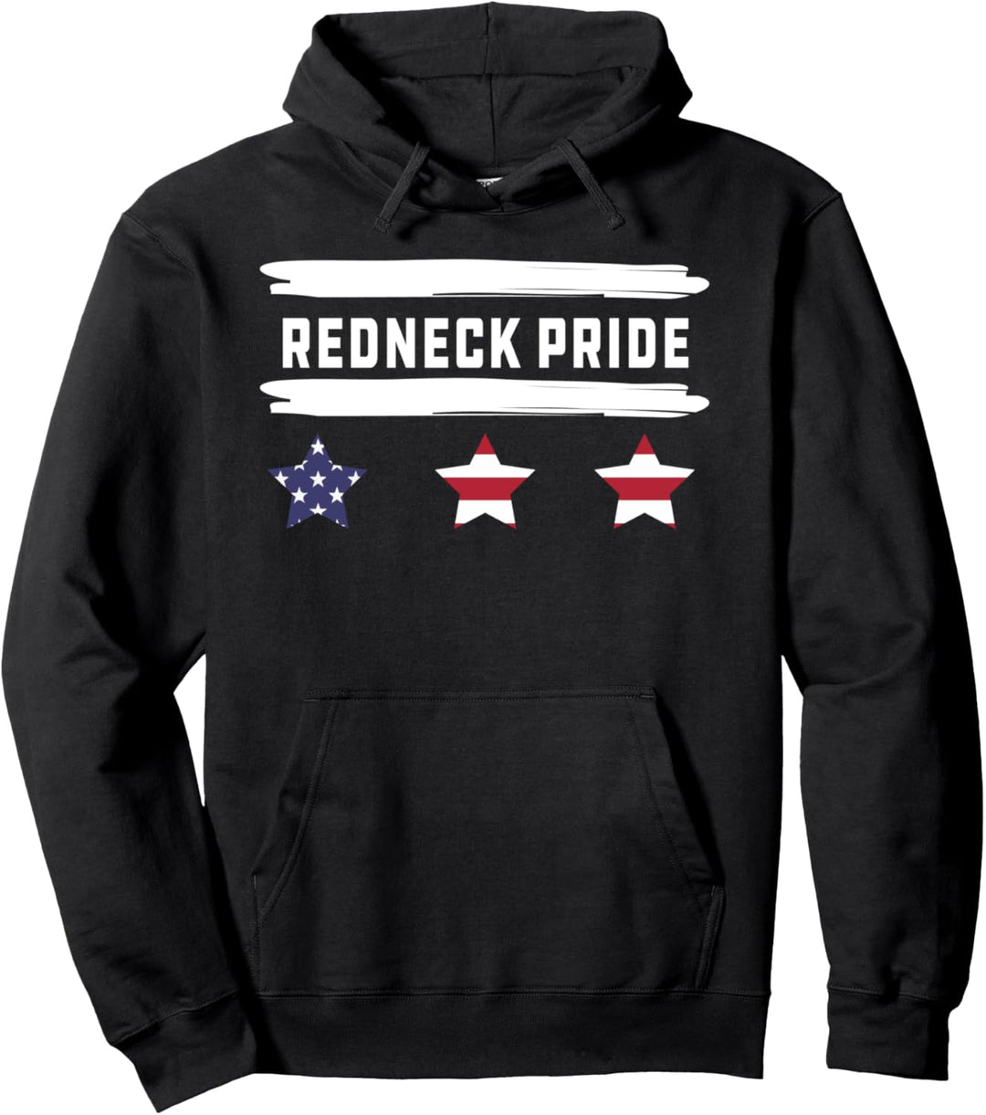 Redneck Pride | Southern Tri-Star Nation Pullover Hoodie