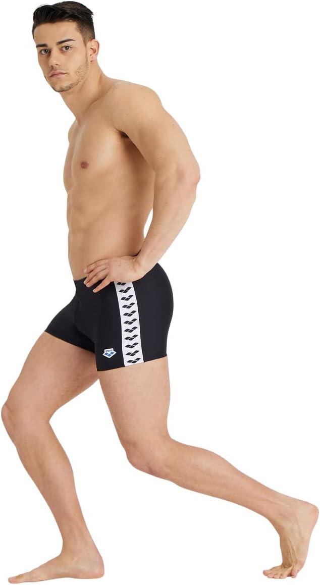 ARENA Herren Men's Icons Swim Short Solid Badehosen 8 Schwarz, 8 Schwarz