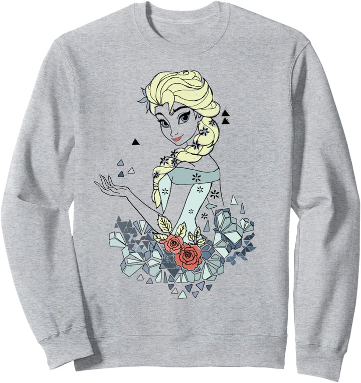 Disney Frozen Elsa Geometric Portrait Sweatshirt