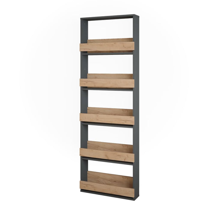 Vicco Weinglasregal Repose, Goldkraft Eiche/Anthrazit, 60 x 180 cm 60x180 cm, 60x180 cm