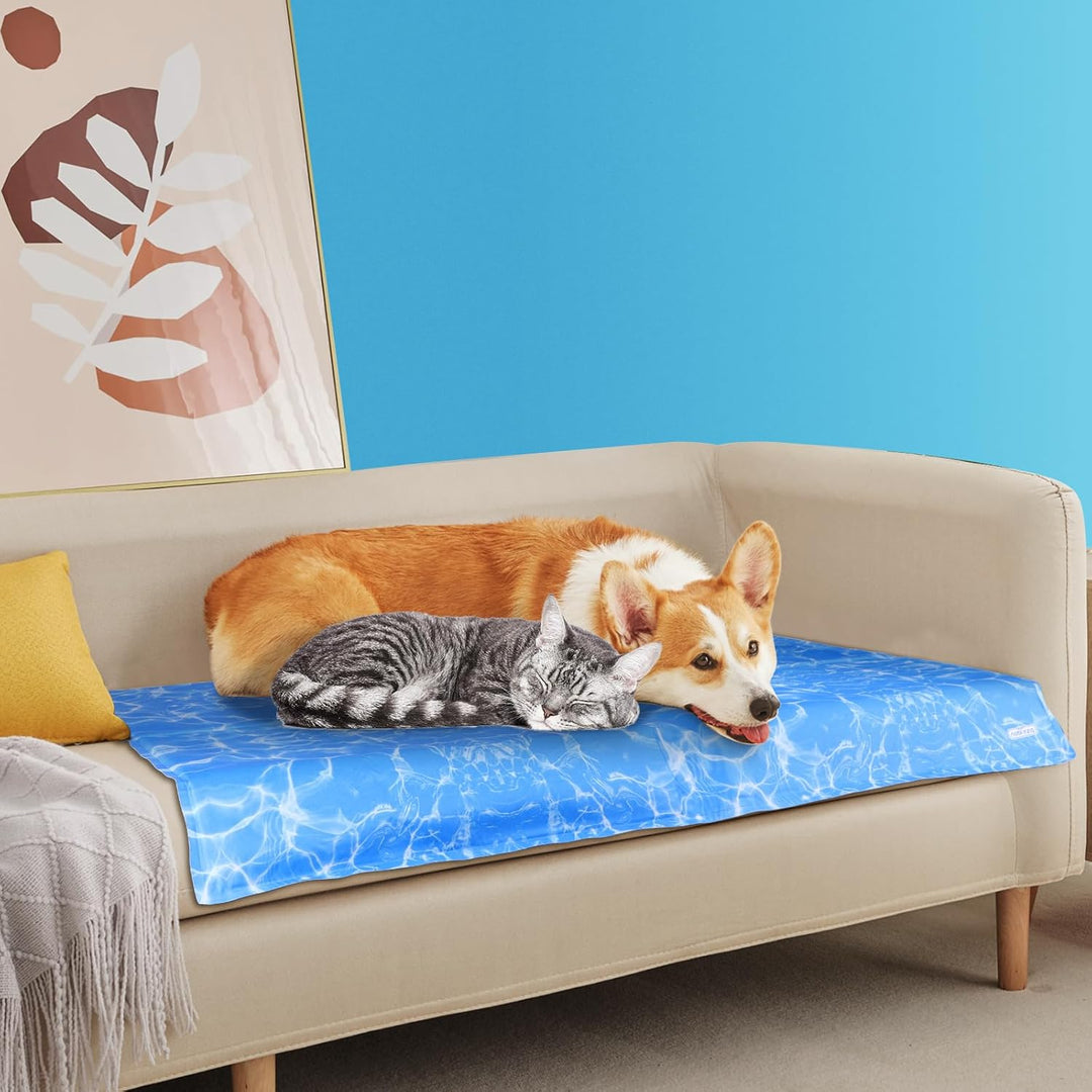 Nobleza - Kühlmatte Hunde Selbstkühlend Ungiftige Gelauflagen Welpe Katzenbett Kühlmatratze im Somme