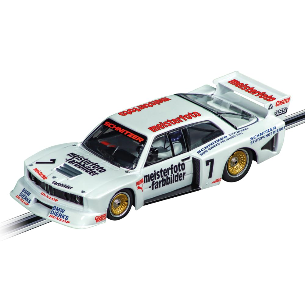 Carrera Evolution - 20027798 I BMW 320 Turbo Flachbau "Team Schnitzer, No.7" Auto für Rennbahn | Ren