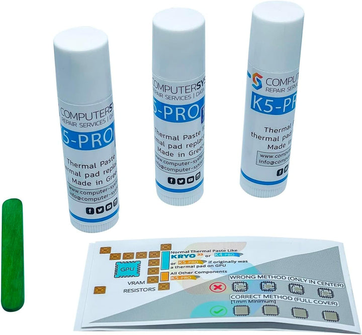K5 PRO Visco-Wärmeleitpaste für Wärmeleitpad 30g (Apple iMac, Sony PS4 & PS3, XBOX, Acer Aspire etc.