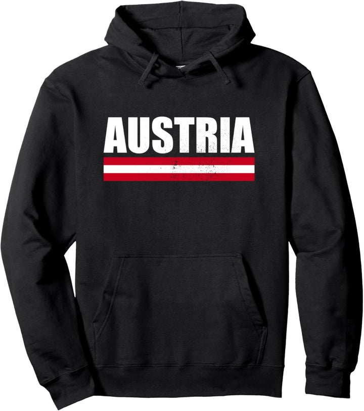 Austria Österreich Österreichische Flagge Österreicher Pullover Hoodie