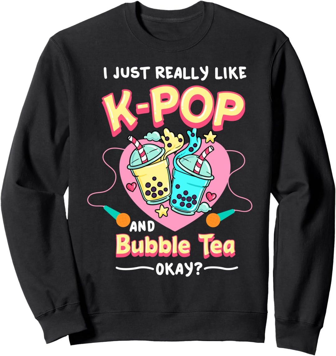 Kpop Damen Hallyu Asiatisch Koreanisch Musik Manga Seoul Sweatshirt