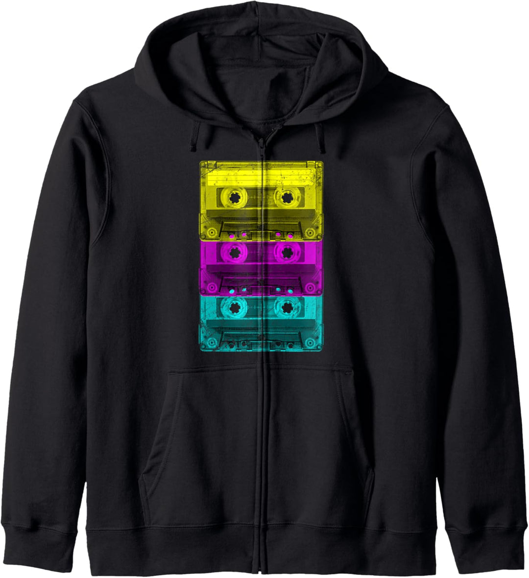 Cassette Vintage Retro Music 80s Kapuzenjacke