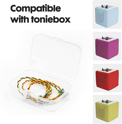 für Toniebox Ersatz Ohren and Ersatzkabel mit Schraubendreher, Kabelersatz,Ersatzteile für Tonies La